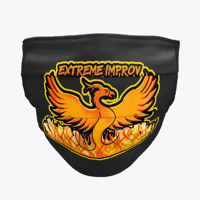 Extreme Improv Phoenix Flames Face Mask